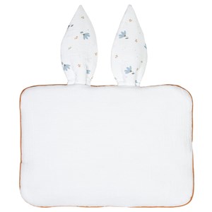 Oreiller extra plat lapin, bleuet