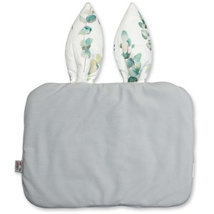 Oreiller extra plat lapin, eucalyptus