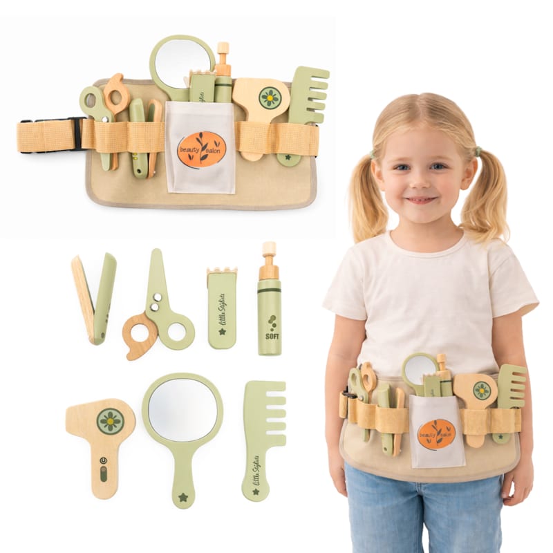 Kit de coiffure en bois avec ceinture ajustable mam290 cut set mamabrum