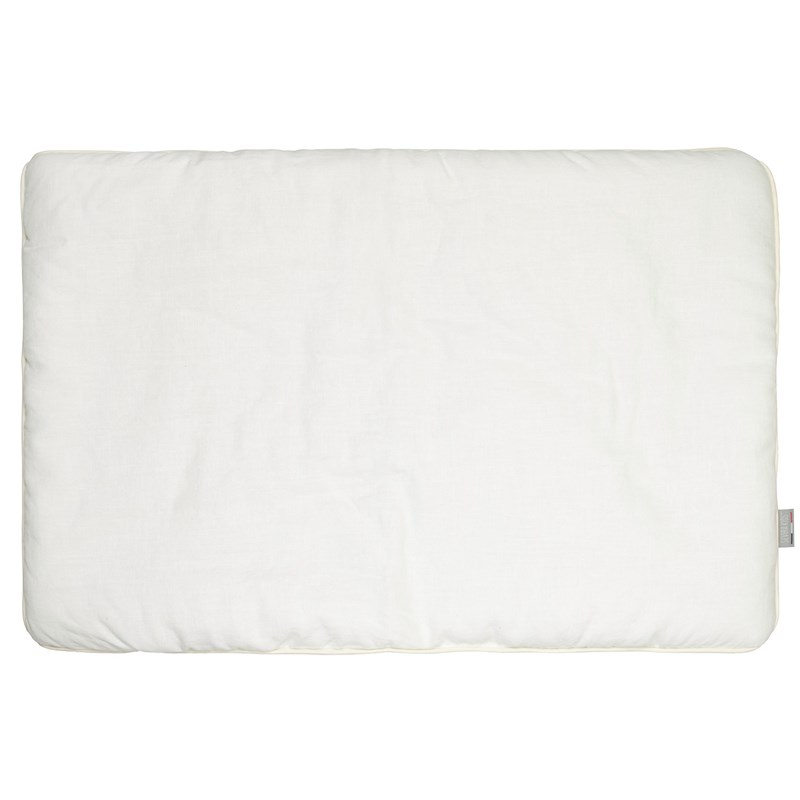 Oreiller plat réversible lin lavé écru