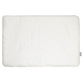 Oreiller plat réversible lin lavé écru