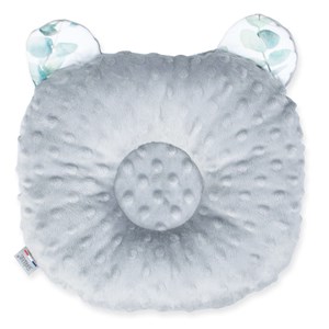 Coussin anti tête plate minky gris 30
