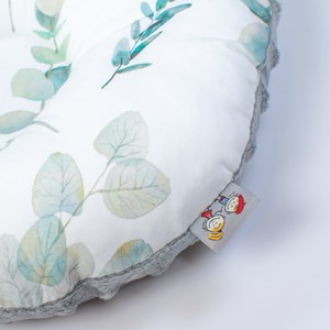 Coussin anti tête plate minky gris 30