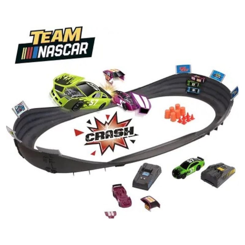 Circuit de nascar avec 2 voitures