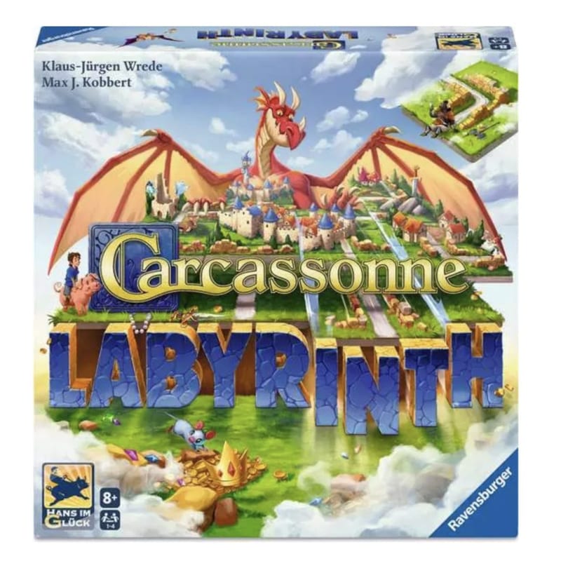 Carcassonne labyrinth - jeux de societe a partir de 8 ans