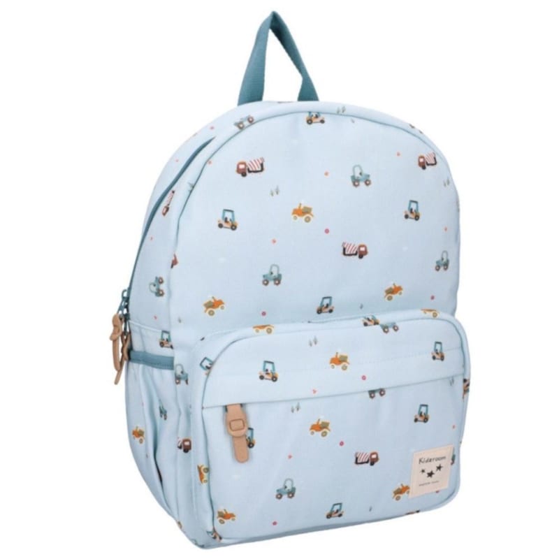 Sac a dos enfant - vehicules bleu