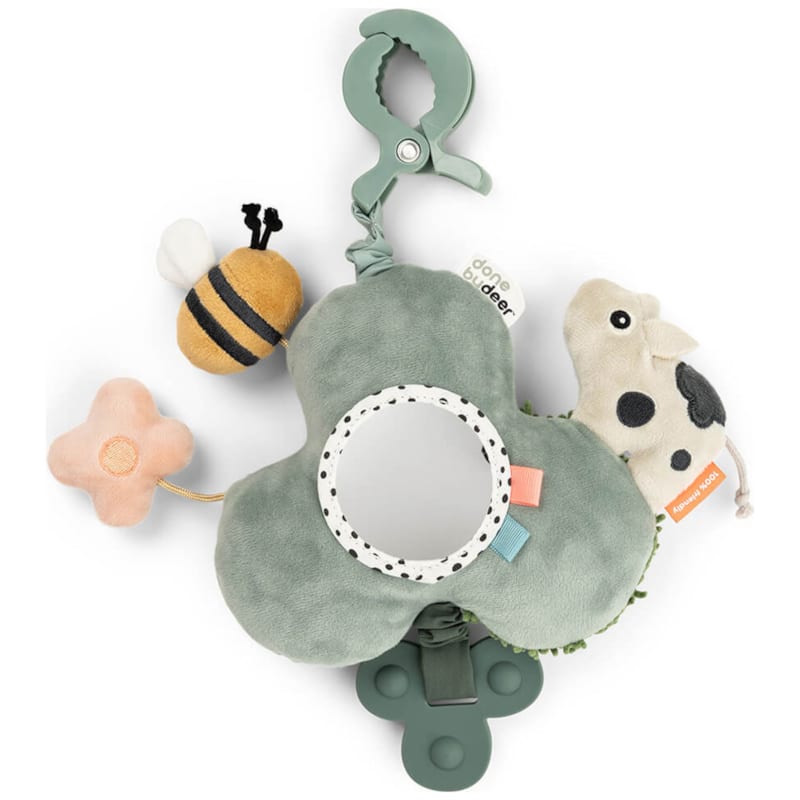 Miroir d'éveil à clipser tiny farm vert