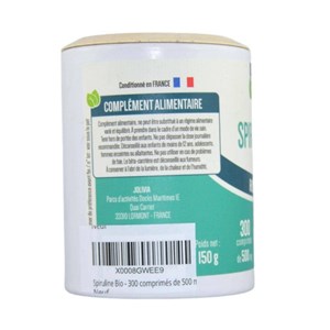 Spiruline bio ab 300 comprimés 500 mg