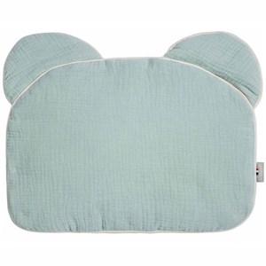 Oreiller extra plat ourson en gaze de