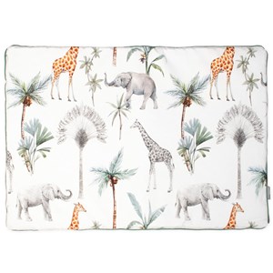 Oreiller plat en coton percale safari
