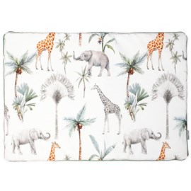 Oreiller plat en coton percale safari