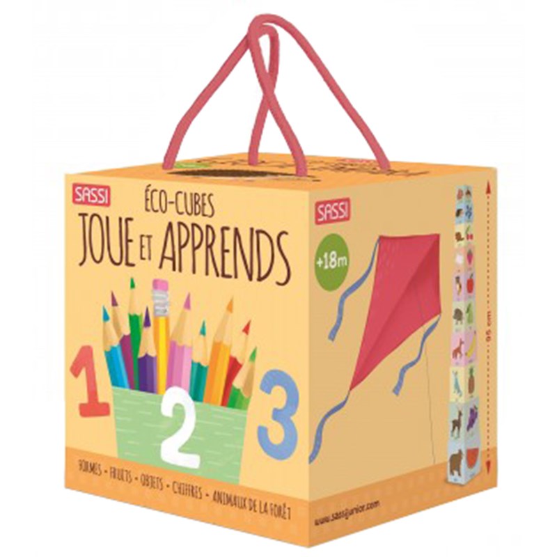 Cubes éducatifs et d'apprentissage joue