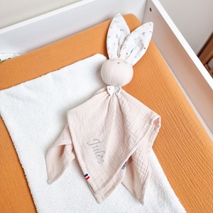 Doudou plat lapin
