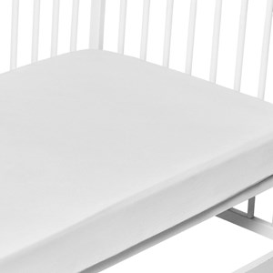 Drap-housse coton blanc 60x120