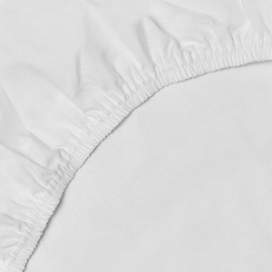 Drap-housse coton blanc 60x120