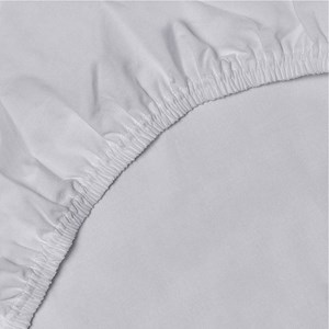 Drap-housse coton gris 70x140 cm