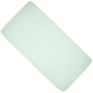Drap housse en coton jersey vert amande