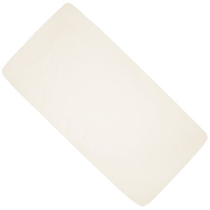 Drap housse en coton jersey écru 70x140