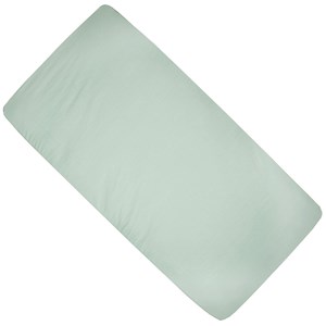 Drap housse coton jersey uni vert de
