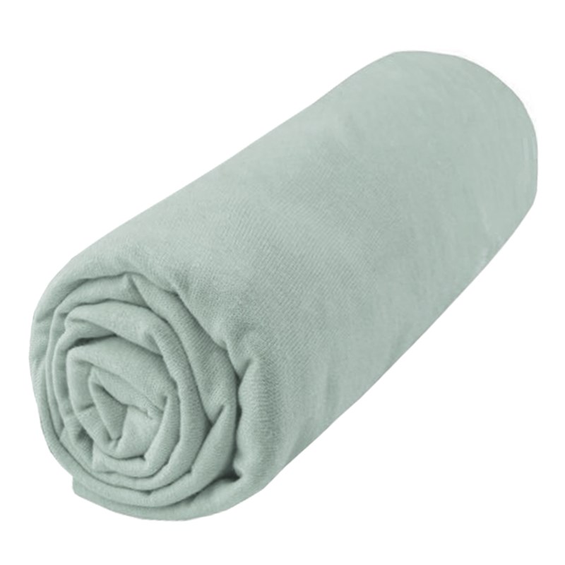 Drap housse coton jersey uni - 90x190