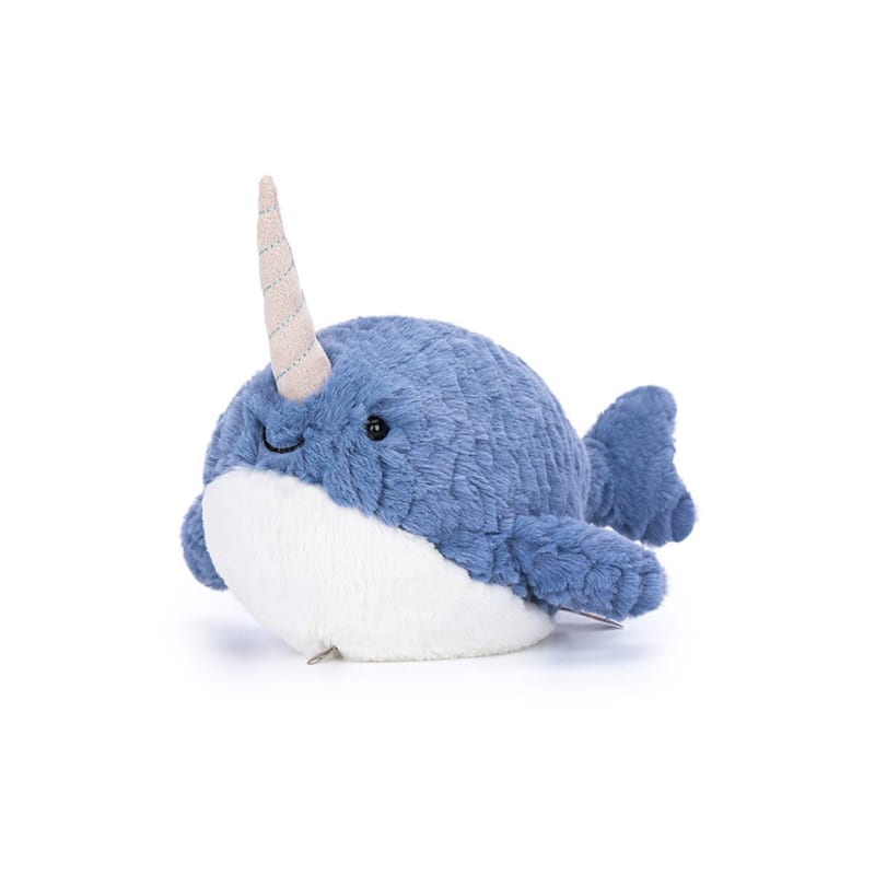 Peluche narwhal henry 15cm