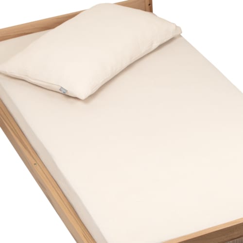 Sevira Kids - Drap housse gaze de coton uni - 60x120