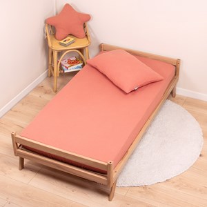 Drap housse gaze de coton uni