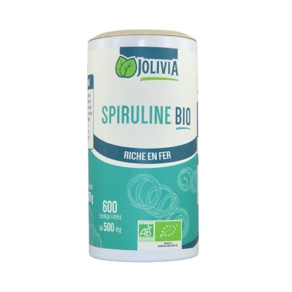 Jolivia - Spiruline bio ab 600 comprimés 500 mg