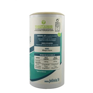 Spiruline bio ab 600 comprimés 500 mg