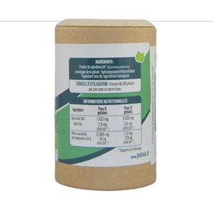 Spiruline ecocert 180 gélules