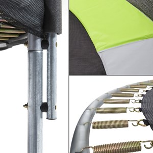 Trampoline yzi vert&nbsp;gris ø180