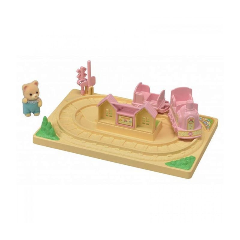 5320 sylvanian families le train tchou tchou et bebe ours