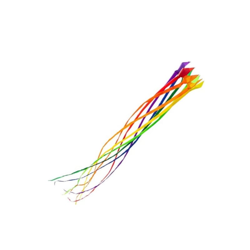Cerf-volant - accessoire - queue soft swirl rainbow 6m