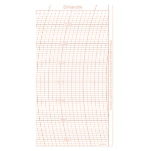 Diagrammes barographe très grand modèle