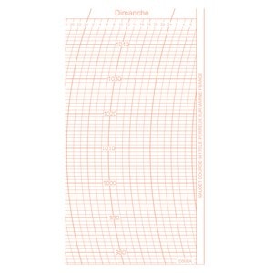 Diagrammes barographe très grand modèle