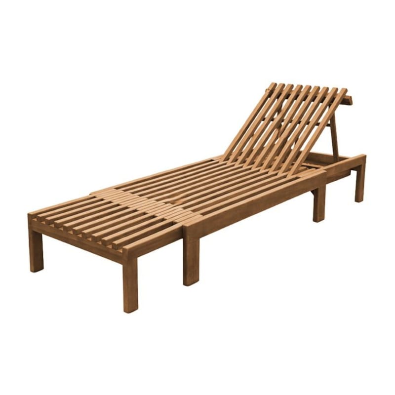 Transat et banc de jardin en teck rowan