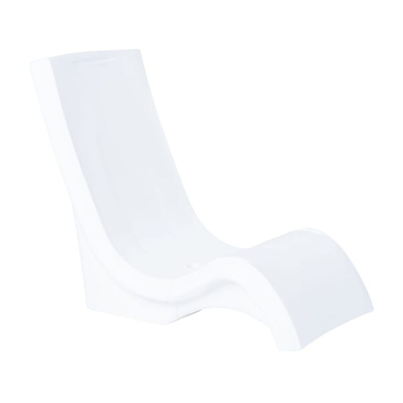 Chaise de piscine blanche vero