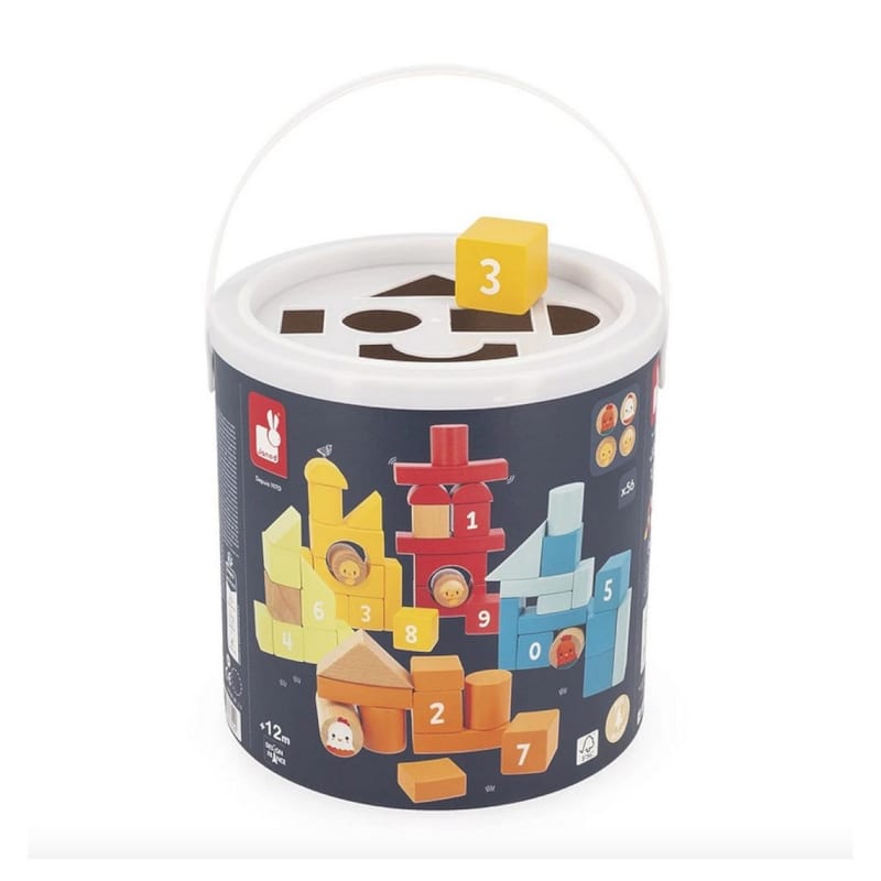 Baril de construction la ferme - 56 pcs