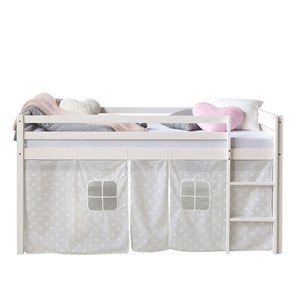 Lit mi-haut étoiles 90x200 avec matelas