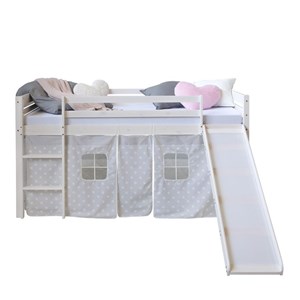 Lit mi-haut 90x200 étoiles avec matelas