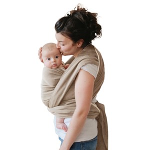 Echarpe sergé brisé-beige sable-3,60 m