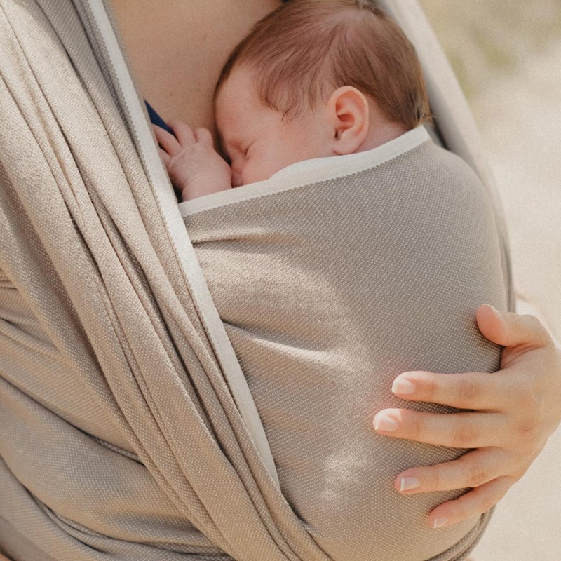 Echarpe sergé brisé-beige sable-4,10 m