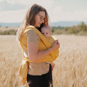 Echarpe sergé brisé - tournesol - Jaune - M