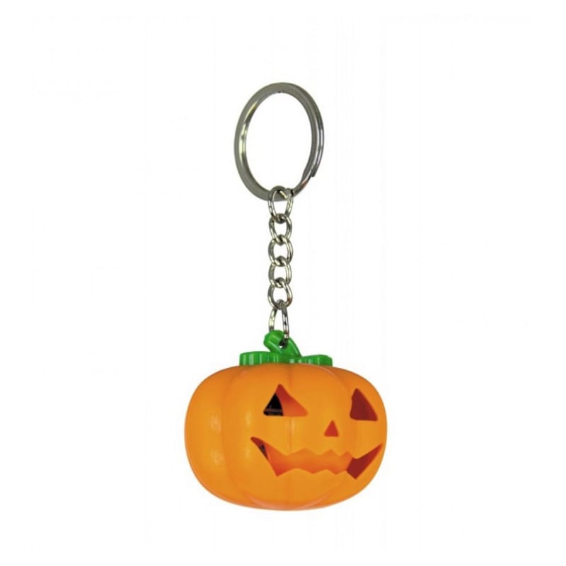 Porte cle citrouille lumineux
