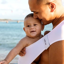 Aquabulle porte-bébé d'appoint - blanc -