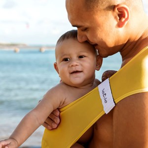 Aquabulle porte-bébé d'appoint - safran - Moutarde - XS