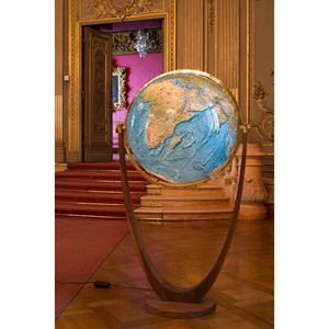 Globe en verre de cristal soufflé, 51 cm