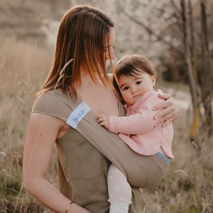 Hop'la porte-bébé d'appoint - ficelle - Beige - M