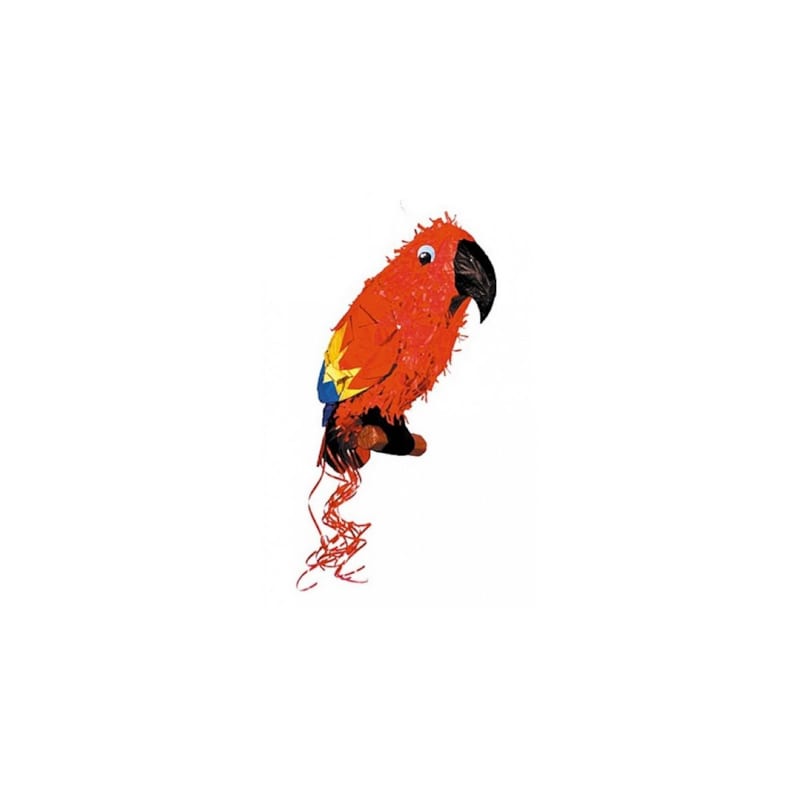 Pinata decorative perroquet colore