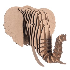 Trophée mural carton eyan l'éléphant